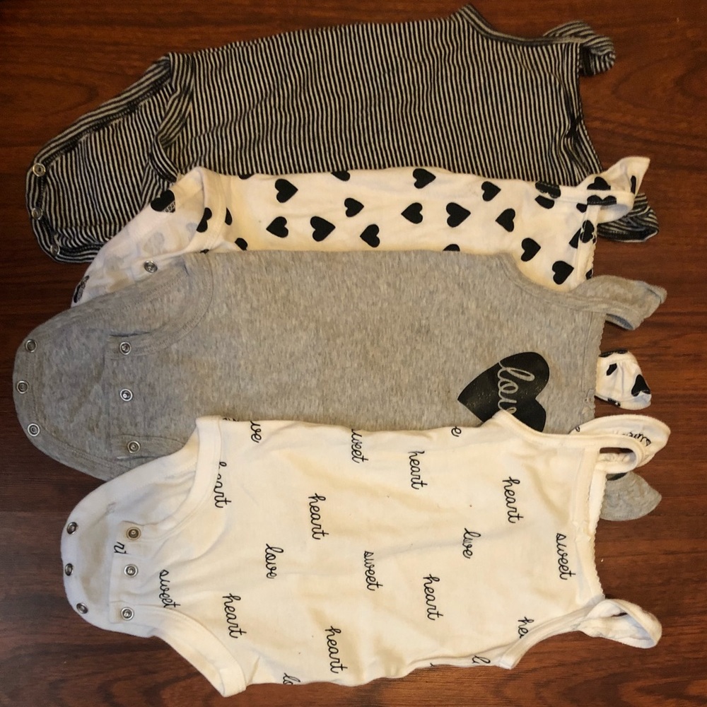 4 piece bodysuit tanks gently used